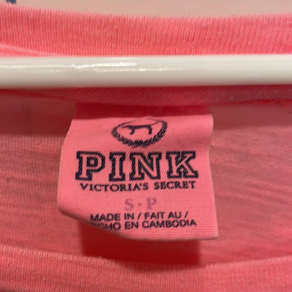 VICTORIAS SECRET PINK CREWNECK SHIRT! Size: SMALL. PERFECT CONDTION! - Picture 5 of 7